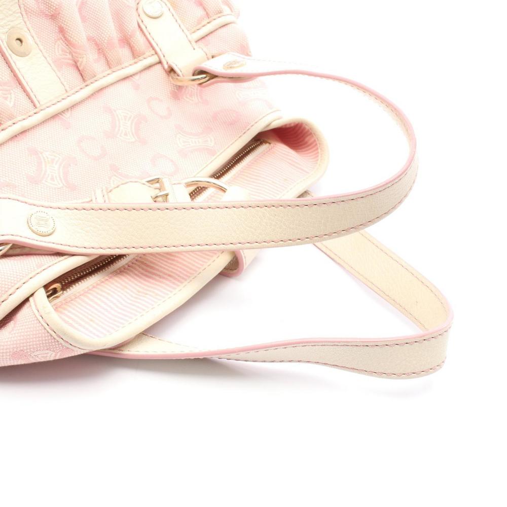 Celine Leather Macadam Lily Ivory Handbag White Pink - Picture 6 of 8